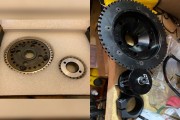 Conjunto de Engrenagem Regulável do Opala MTR / Hub Opala c/roda Fônica Opala MT
